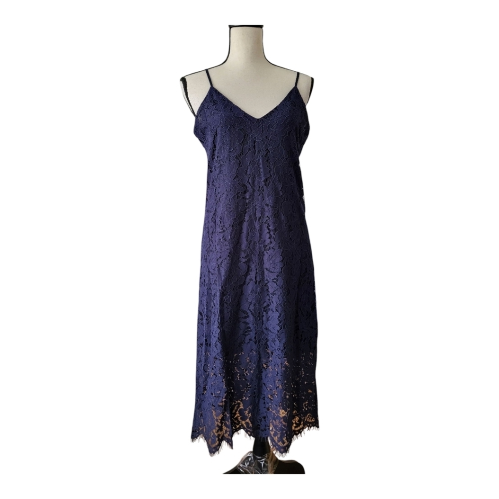 💕Chaser Vintage‎ Lace T-Strap Back Dress Size S New